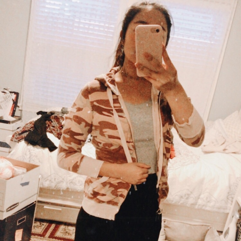 vintage juicy couture pink camo jacket